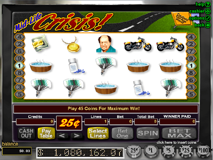 Mid Life Crisis Jackpot Slot Machine